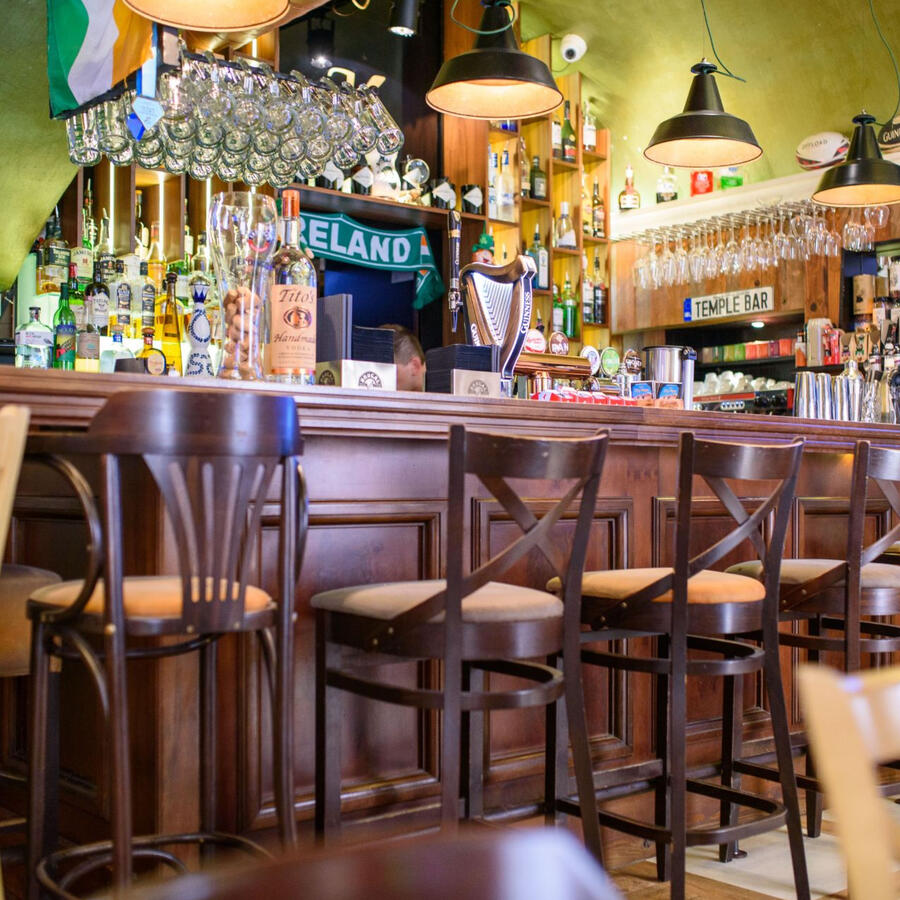 Night life is down the street!